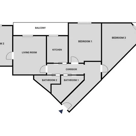 Nova Esquerra De Leixample 3br W 2 Balconies Bcn-111 * Barcelona